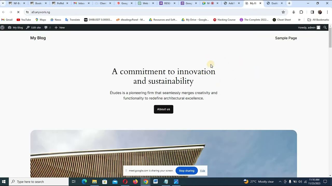 Live Web Design Tutorial By Dleading Web Design | Day 3
