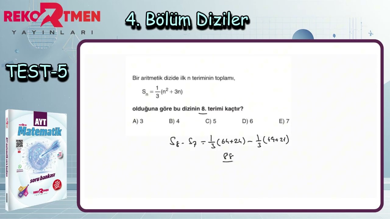 4. Bölüm Diziler Test 5