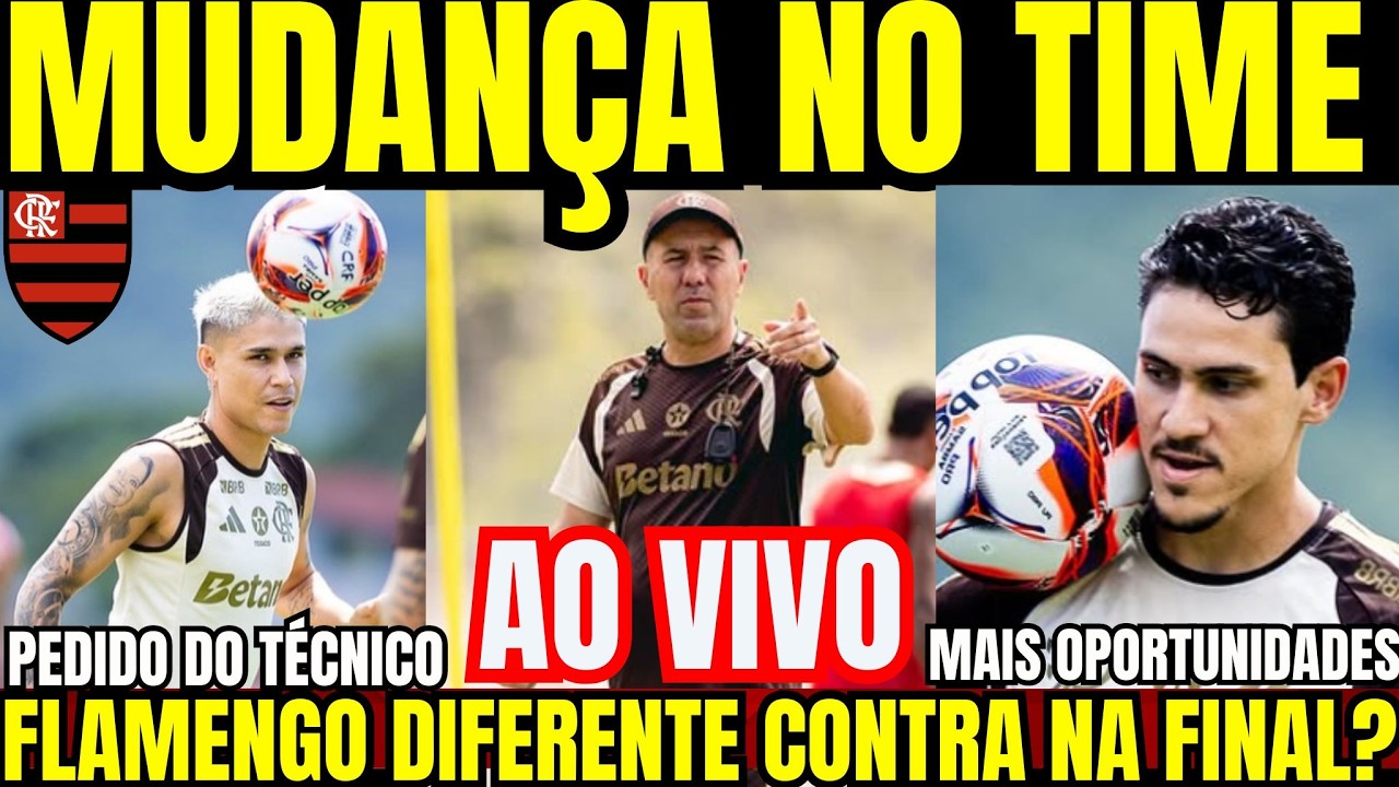 🔴 JARDIM DEVE MUDAR O TIME DO FLAMENGO PARA FINAL I VOLTA DA CONCENTRAÇÃO E MUITO MAIS