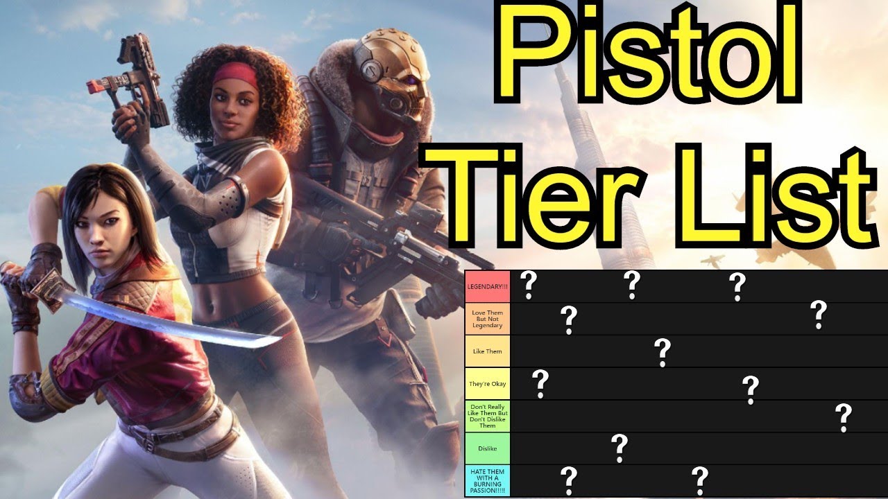Pistol Tier List For Rogue Company What is the BEST gun What gun to use in Rogue Company
