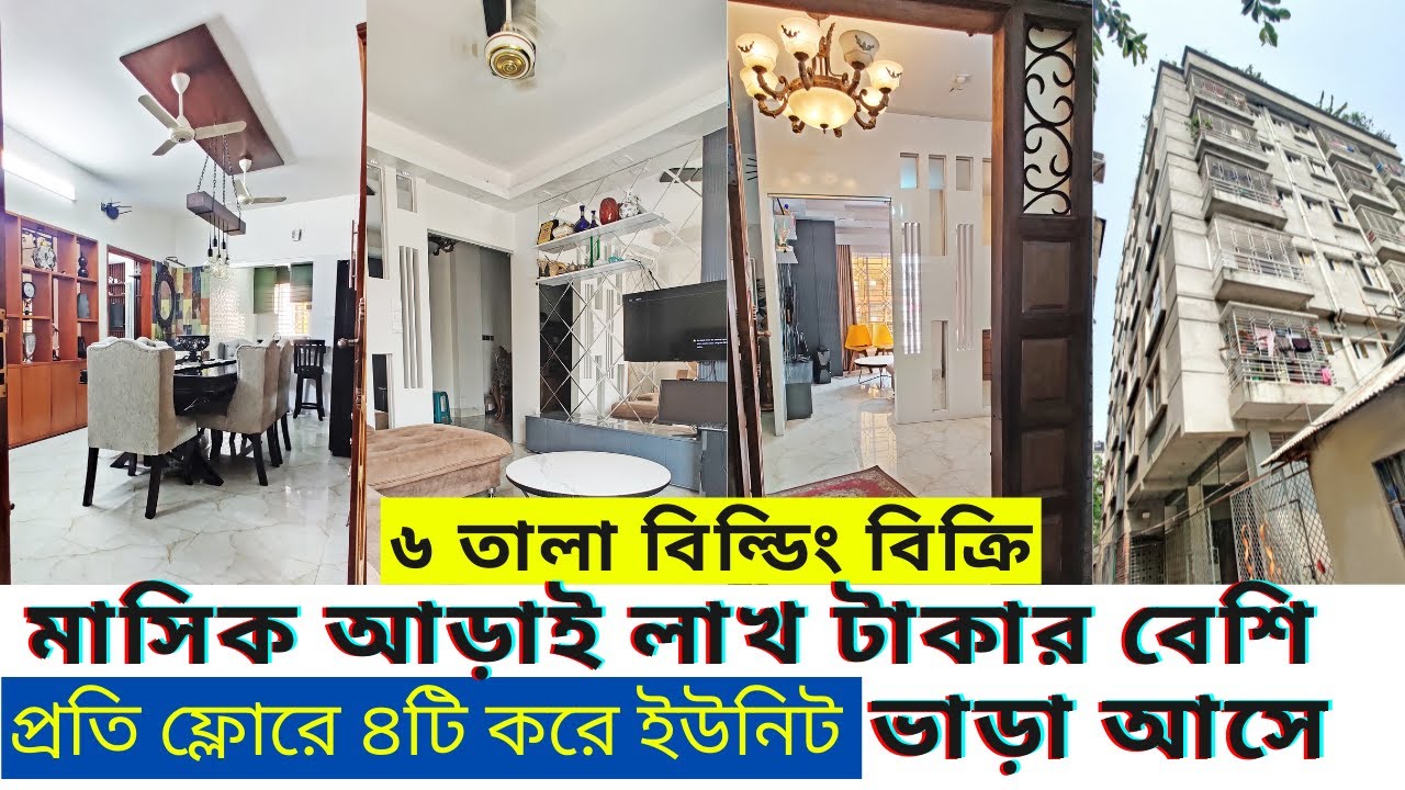 Building for Sale in Sipahibag I সিপাহীবাগে ৬ তলা বাড়ি বিক্রয়