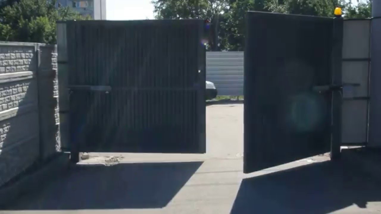 Распашные ворота с автоматикой Came