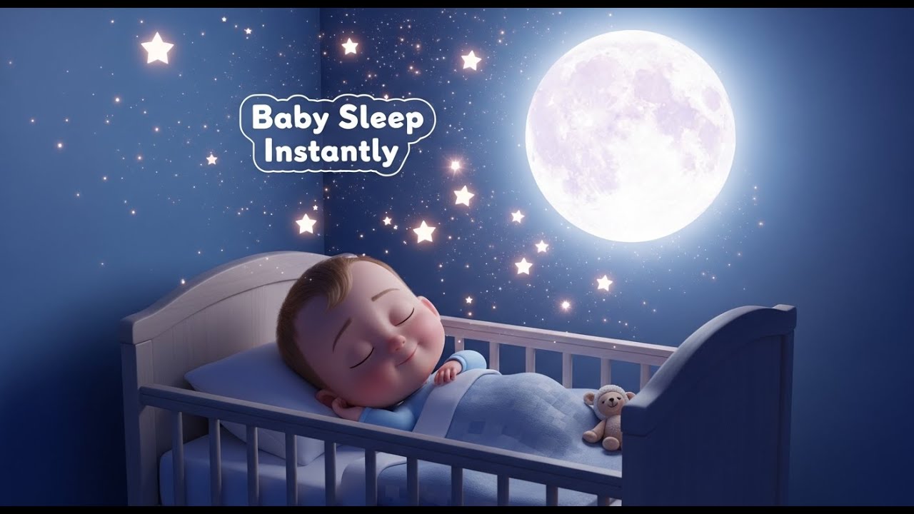 Baby Sleep Music 🎶 Baby Sleep Instantly 🍼 | Mozart & Brahms Lullabies | 3D Sleep Animation