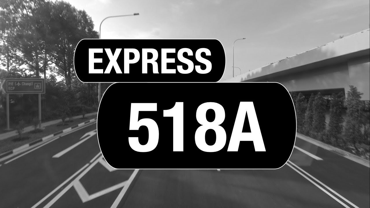 Go-Ahead Express 518A (BFTP 2024) | Bus Service Route Visual