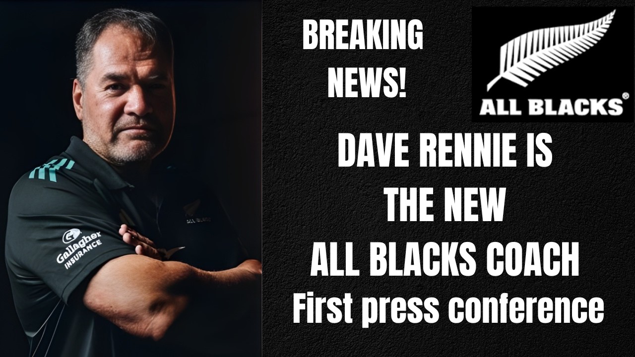ALL BLACKS:  Dave Rennie's first press conference as All Blacks coach