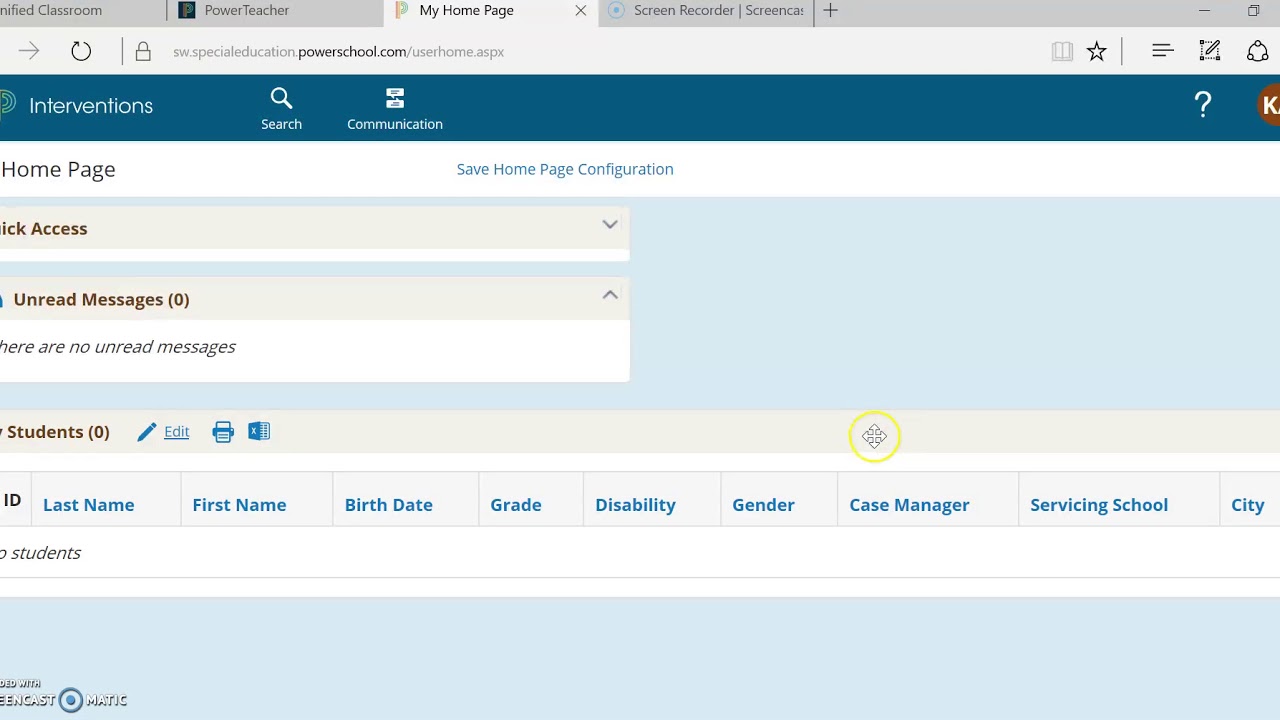 Powerschool-Unified Classroom RTI process