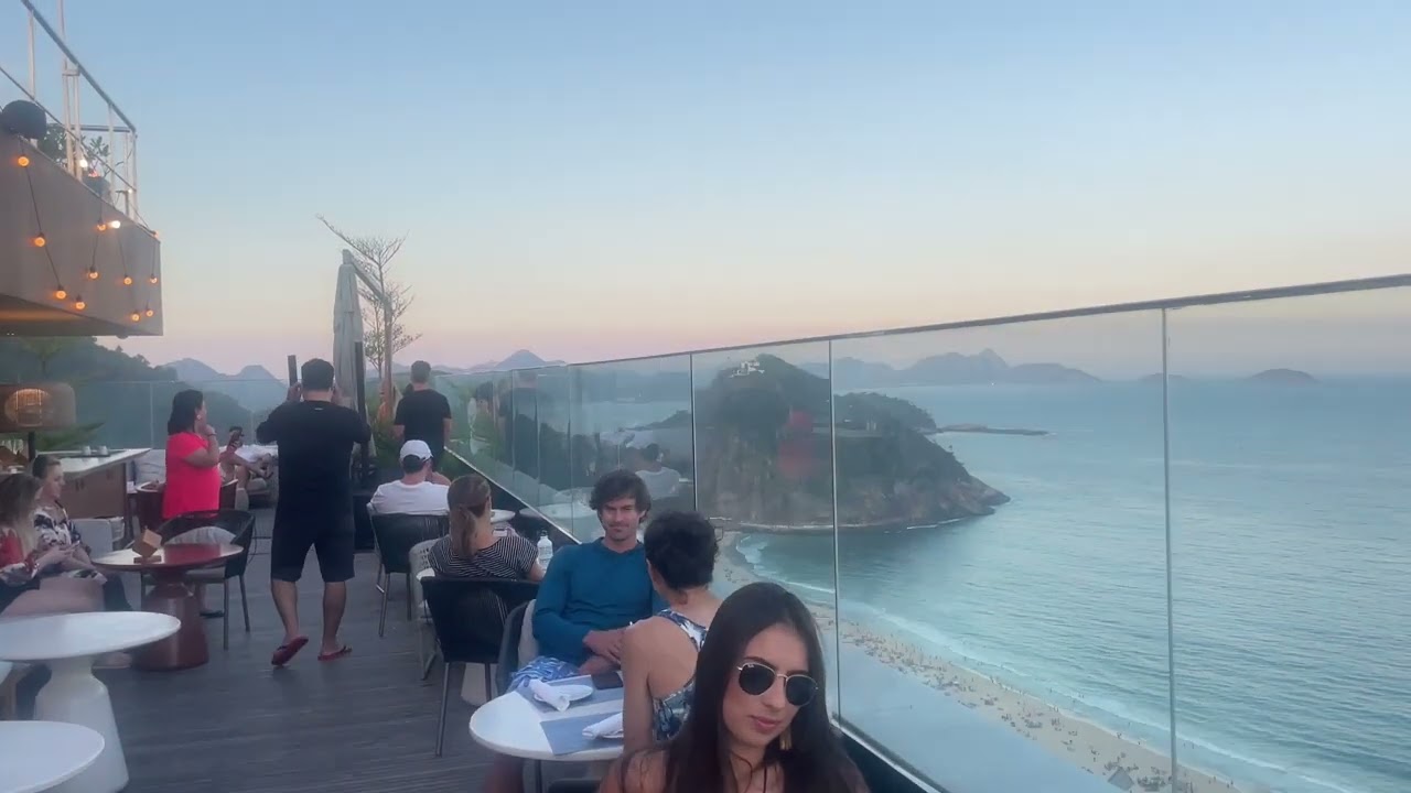 World's Best Rooftop Bar? Rio's Copacabana Hilton Restaurants Isabel is Epic!
