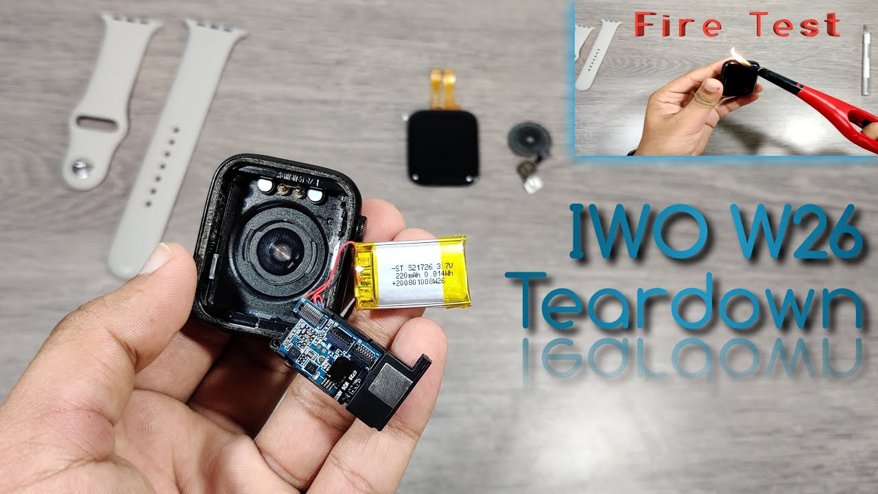 Apple Watch Series 6 IWO W26 Teardown || What's Inside IWO W26 || Open IWO W26