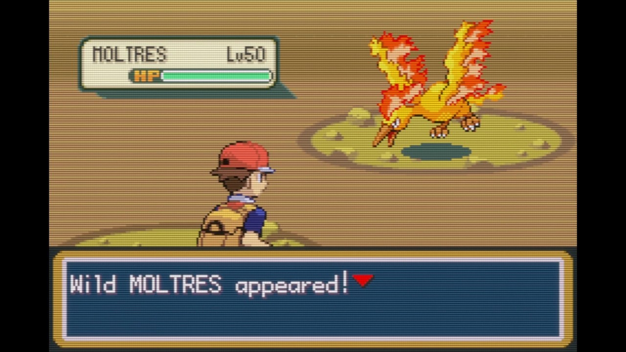 How to Catch Moltres in Pokémon FireRed/LeafGreen 2026 with SHADERS