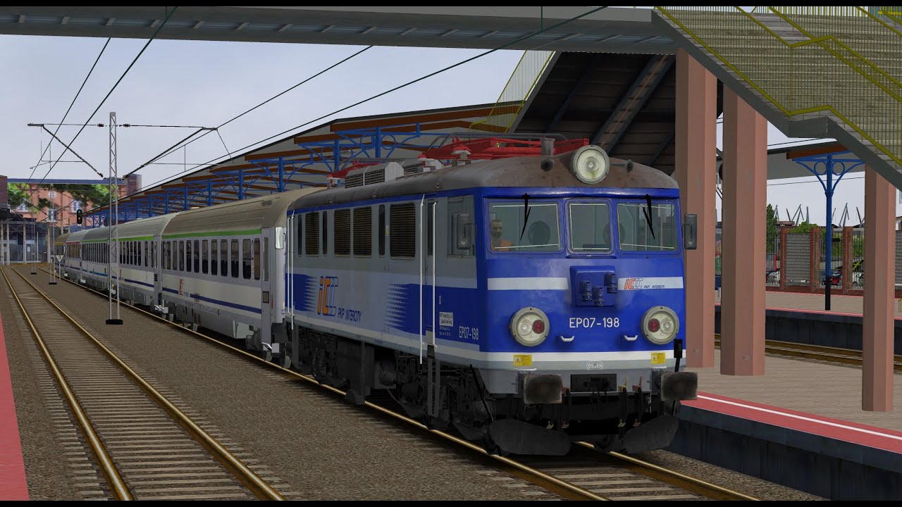 Open Rails - linia 351 Poznań-Szczecin - IC Mehoffer wg rozkładu jazdy z 09.2018r