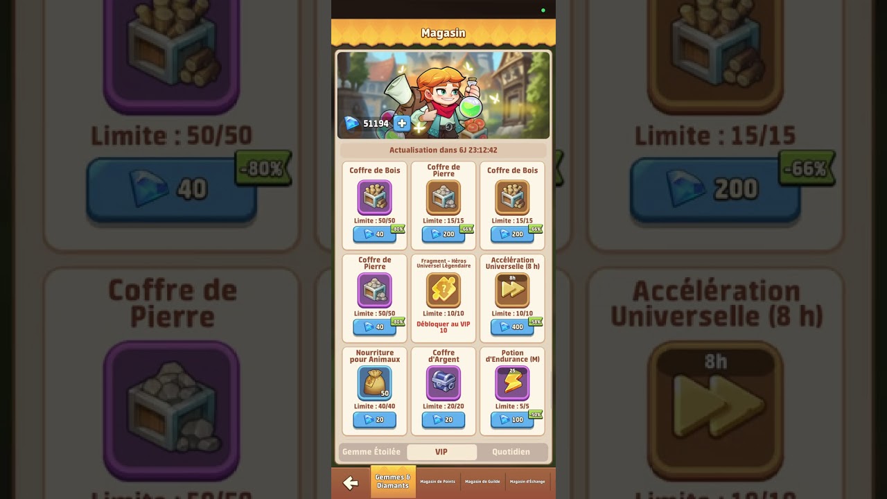 Top Heroes, astuce d'évolution 