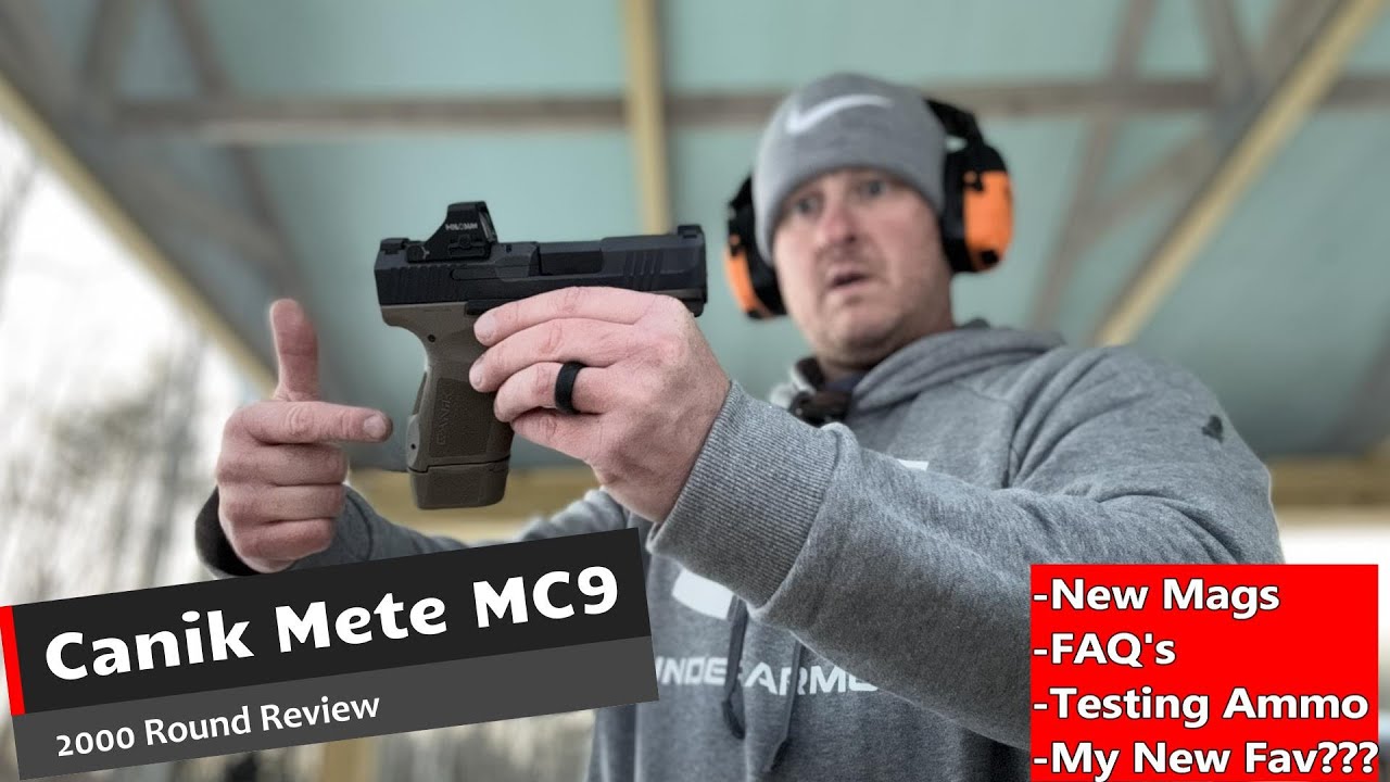 Canik Mete MC9 2000 Round Review.  Testing Ammo, FAQ's, New Mags!