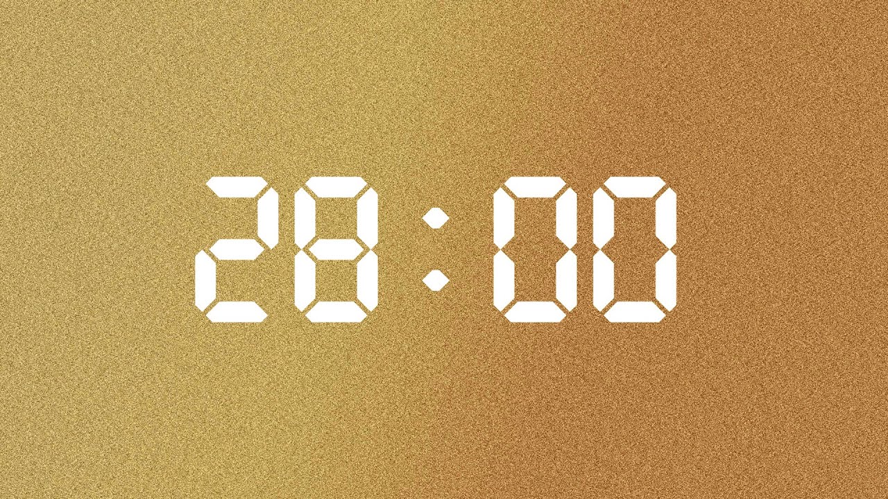 28 Minute Timer Focused Work | Gold Edition | NX