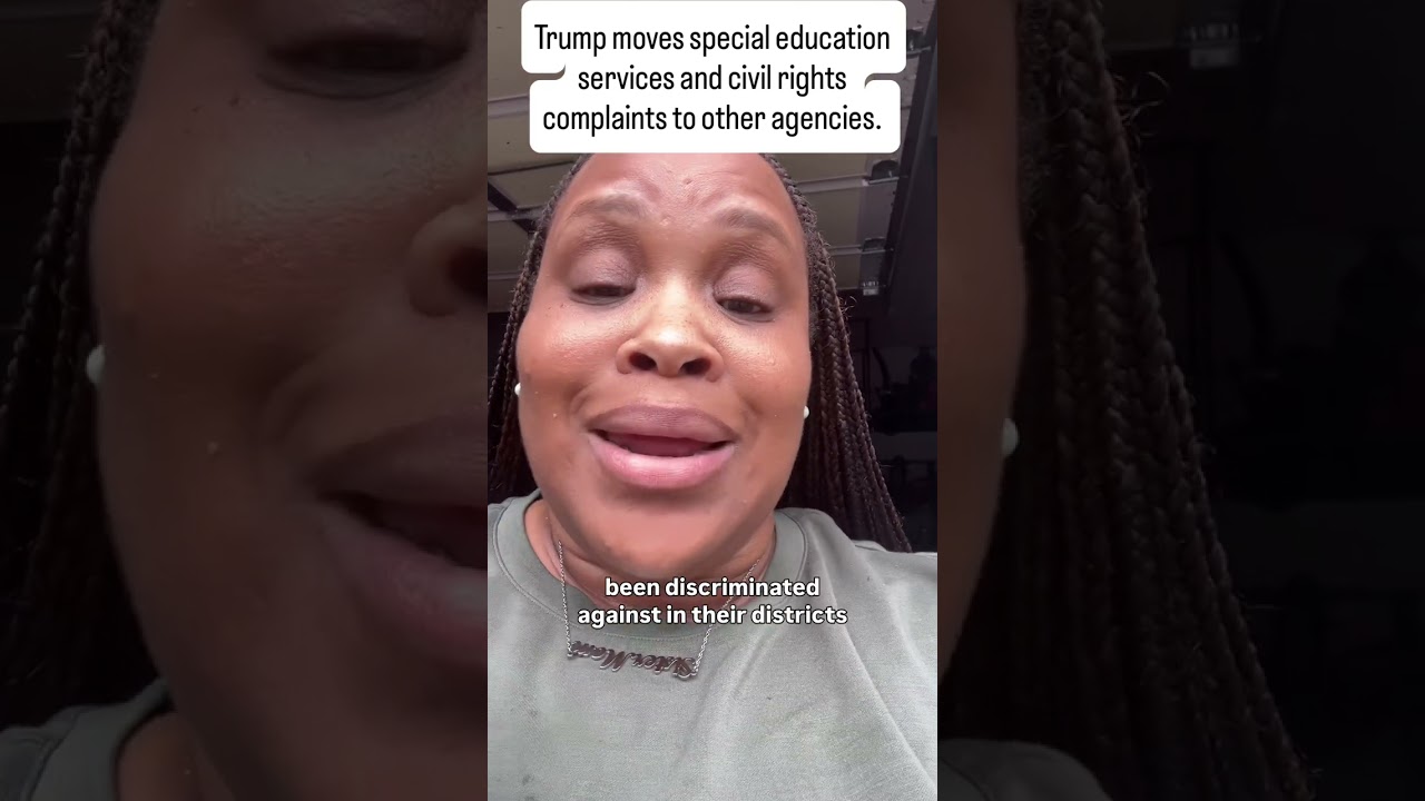 Trump moves special education services and civil rights complaints to other agencies