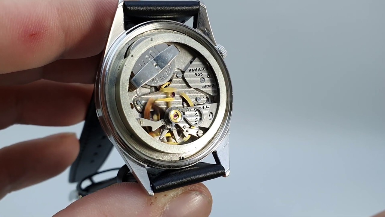 c1965 Hamilton R R Special 50 Electric watch with Calibre 505A movement
