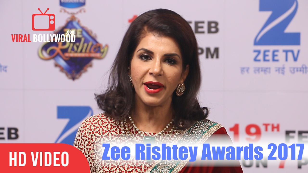 Anita Raj At Zee Rishtey Awards 2017 | Viralbollywood