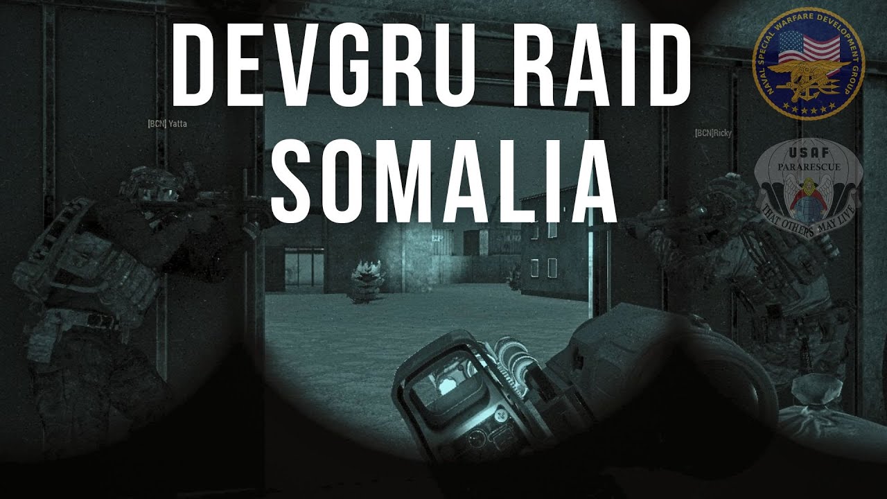 ARMA 3 MILSIM | Op. Silent Falcon | DEVGRU RAID IN SOMALIA | CAS + PARARESCUE JUMPER in AZIONE