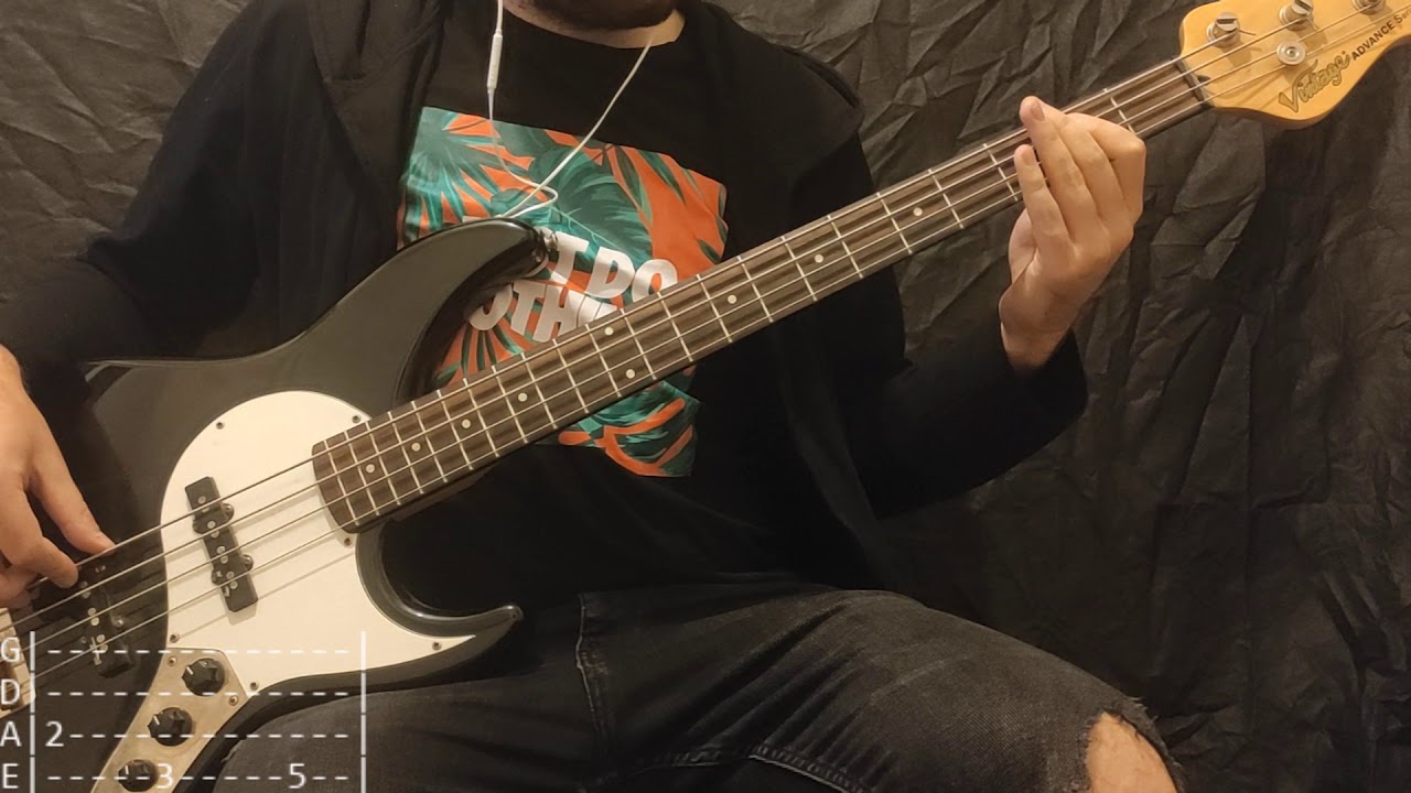 3 Doors Down - Kryptonite Bass Cover (Tabs)