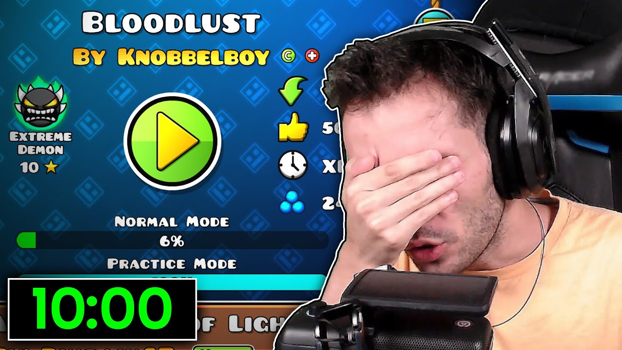 EL CHAT ELIGE QU&Eacute; EXTREME JUEGO POR 10 MINUTOS (Geometry Dash)