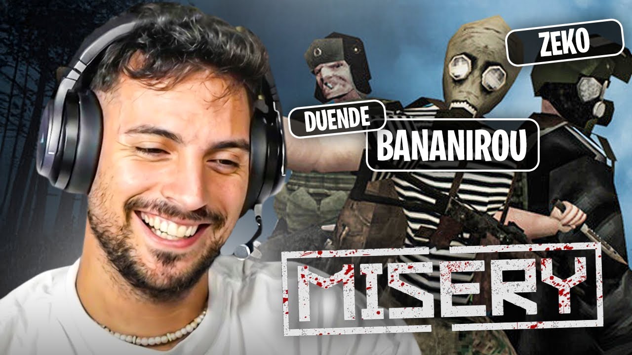 🔴TODAS LAS POVS: COSCU JUEGA MISERY con DUENDEPABLO, ZEKO y BANANIROU | ABANDONA?