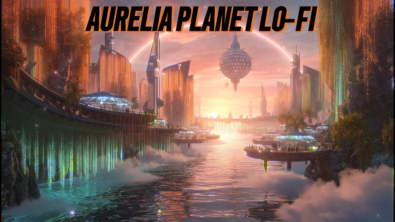 Aurelia Planet Lo-Fi 🌍✨ | Futuristic Chill Beats for Relax, Study & Sleep
