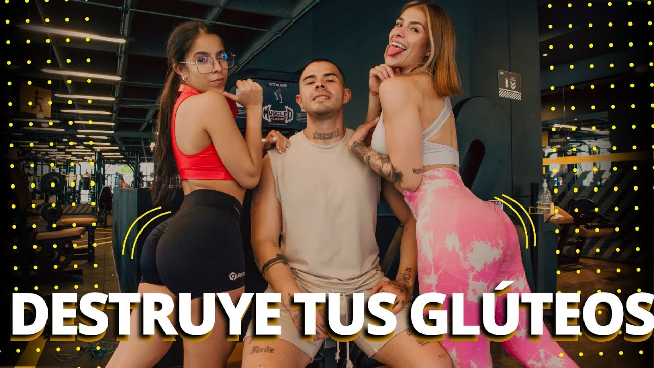 AUMENTA tus GLÚTEOS con esta rutina | mi hermana y mi novio entrenan conmigo