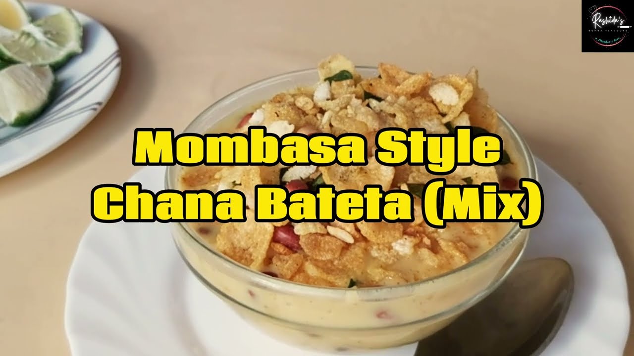 Authentic Mombasa Mix recipe | Gujrati Kenyan Street food- Mombasa Chana Bateta