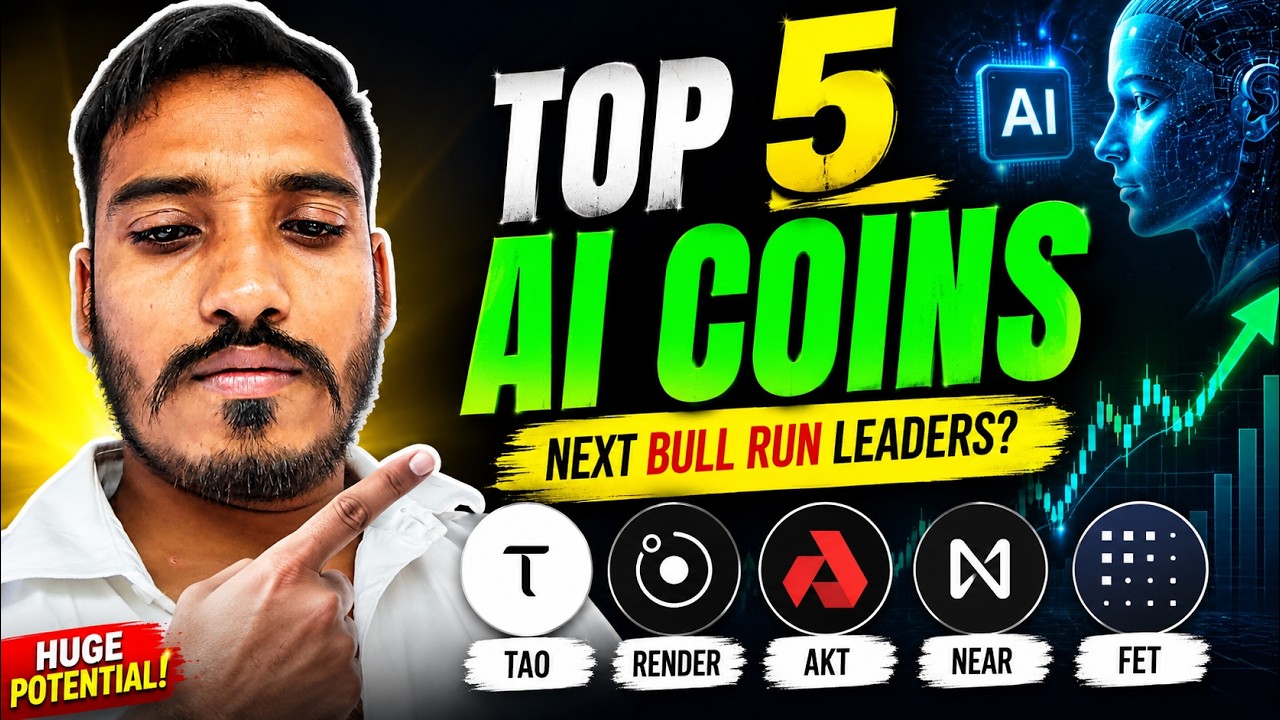 Top 5 AI Coins That Could Explode in 2026 🚀 | Next Bull Run Leaders