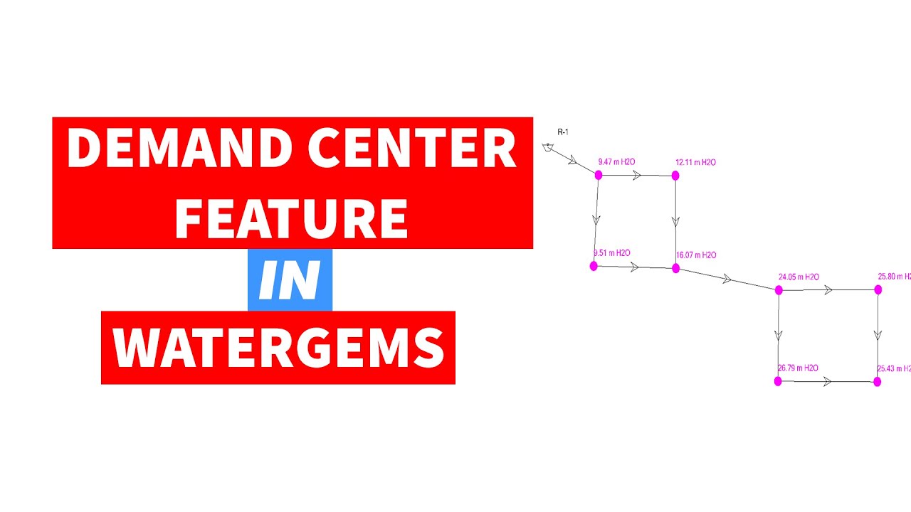 Функция Demand Center в WaterGEMS Connect Edition