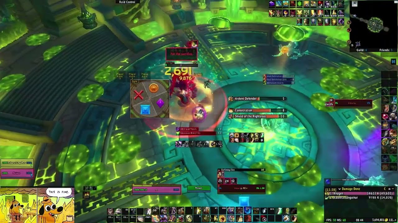 Delve Nemesis Azta'rec  Hard Difficulty - Prot Paladin