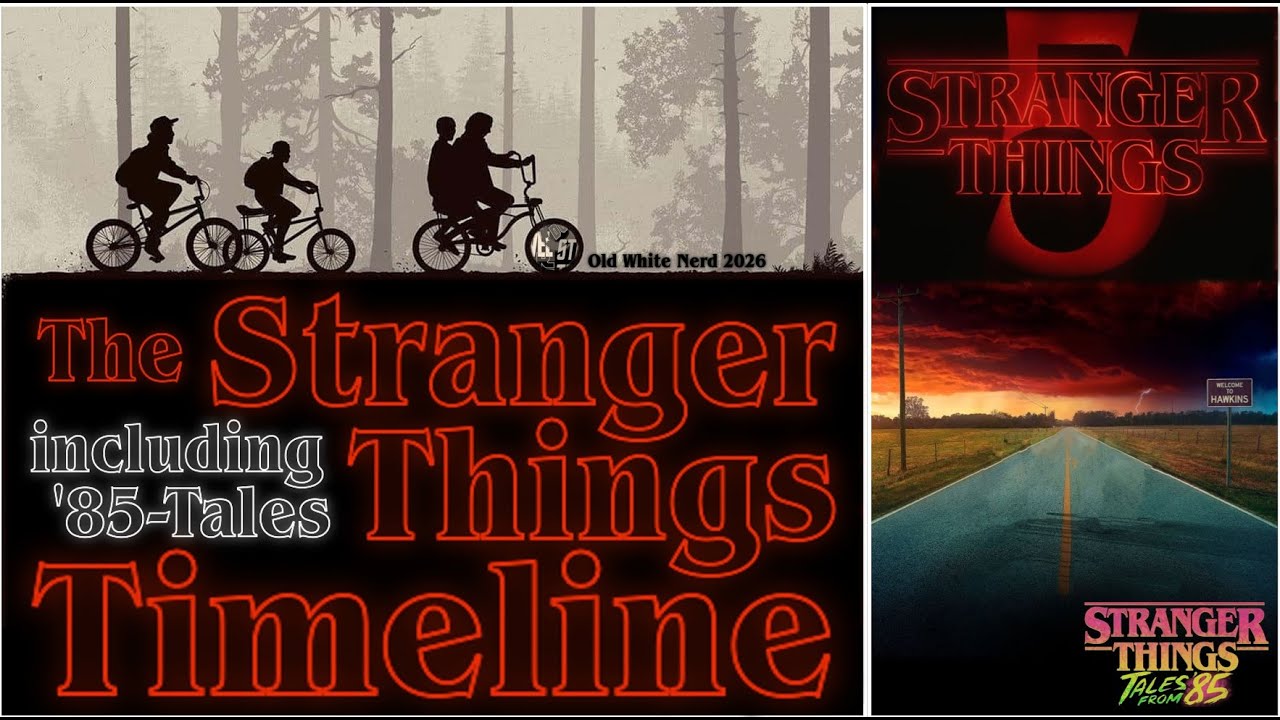 The STRANGER THINGS Timeline (including 5th Season & Tales from '85)