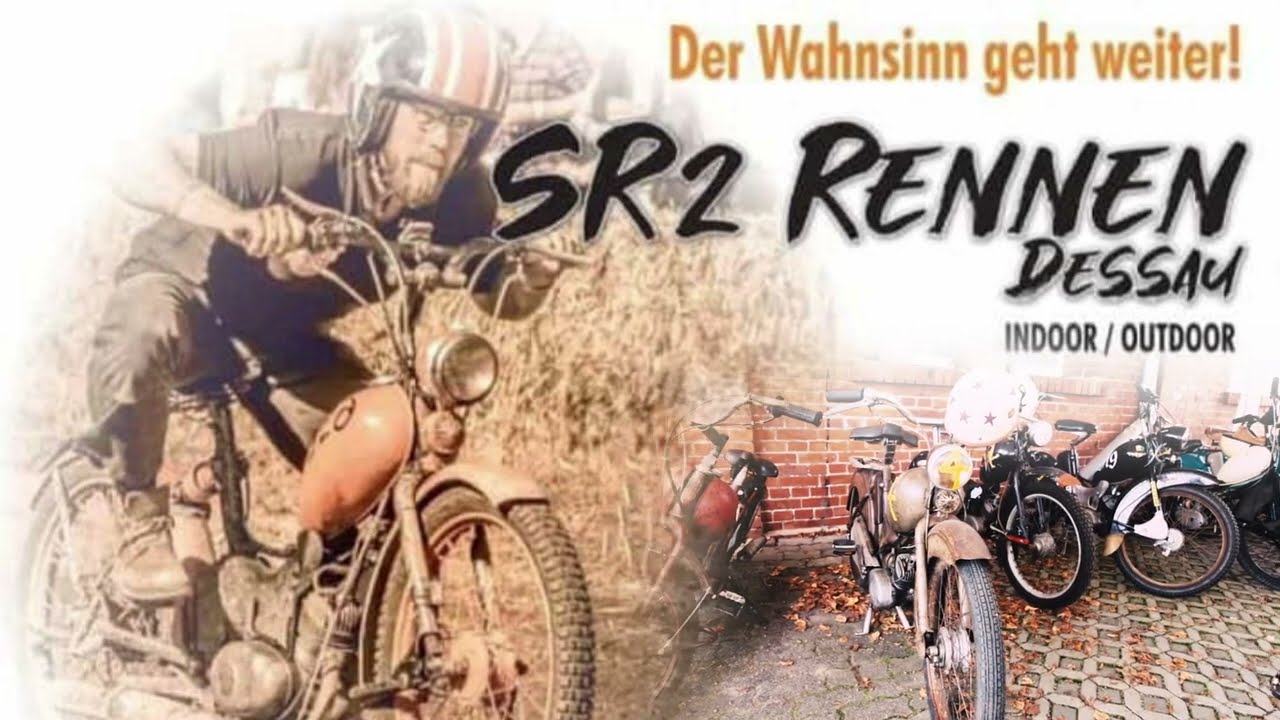 SR2 Rennen Old Kine ( Kühnau ) #dessau   #Simson #oldkine #sr2 #ostdeutschland