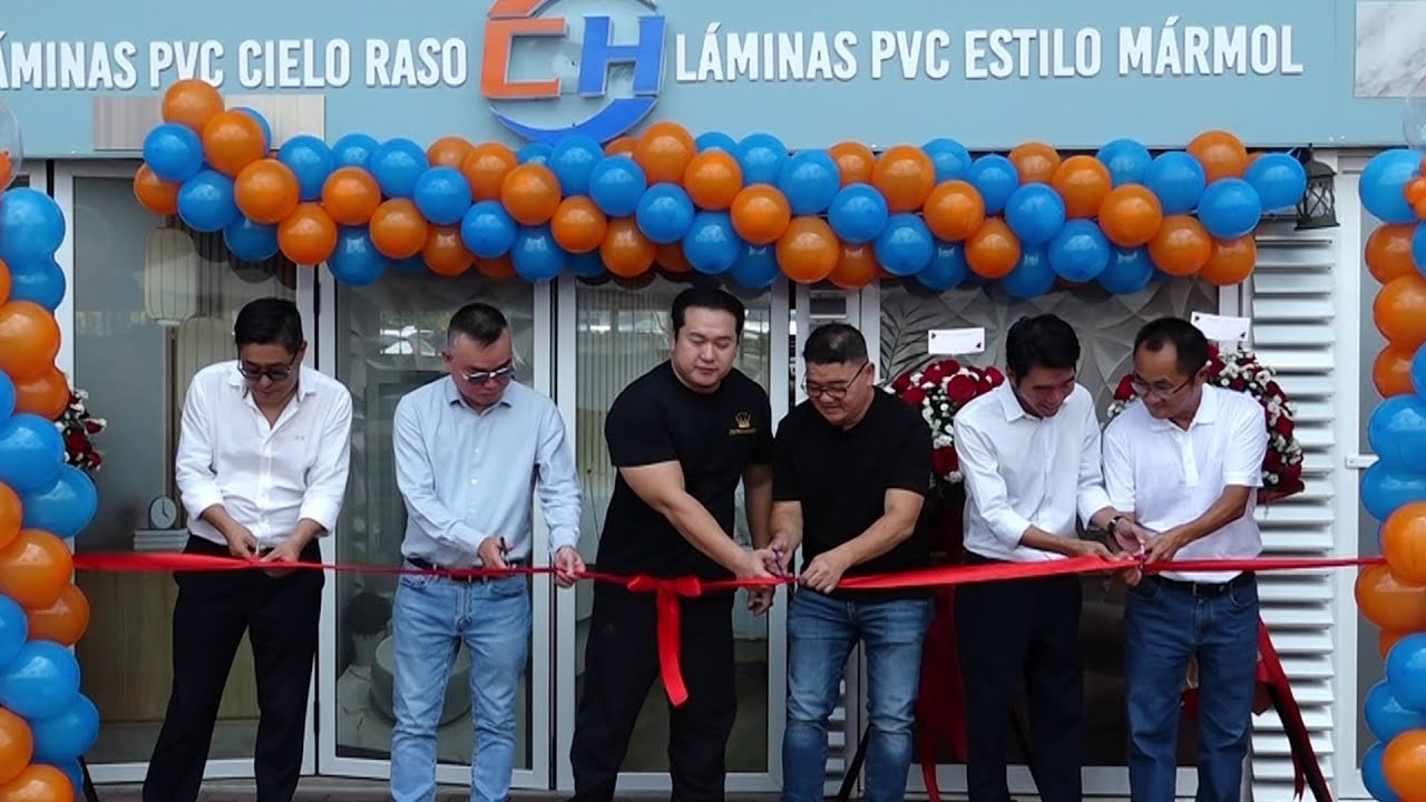 Inauguran empresa china Chan Kon, importadores de materiales de construcción PVC