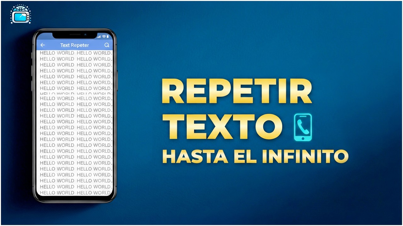 😱 App para REPETIR TEXTO INFINITO y PEGARLO en Segundos