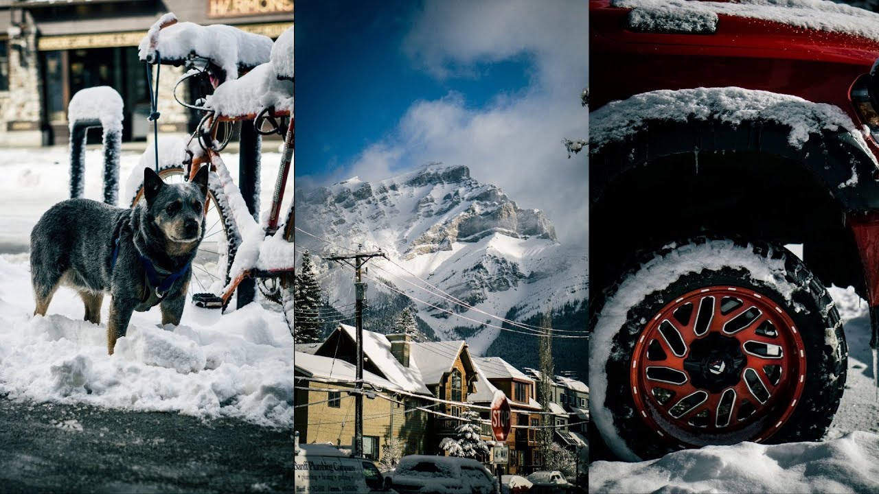 Snowy Banff POV Photography / Sony A6000 / Sony 50mm F1.8