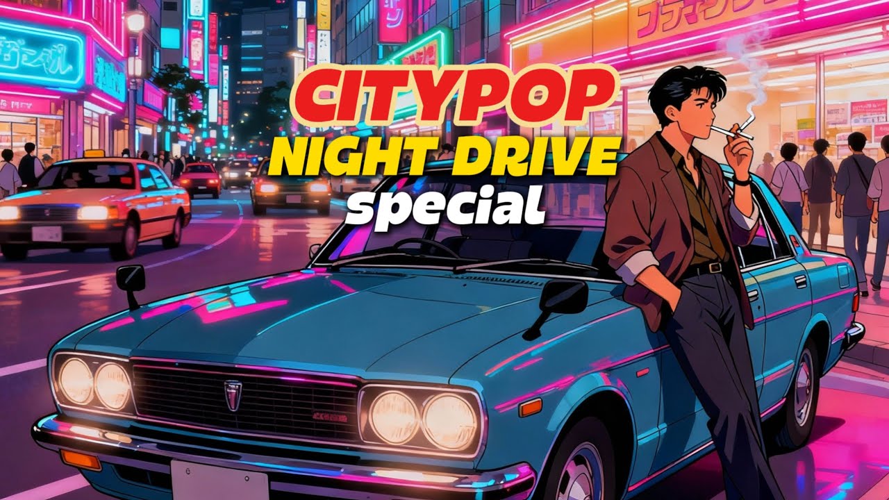 80-90s City Pop | Late Night Drive Vol.1 | 감성 쩌는 카페 / 드라이빙 시티팝