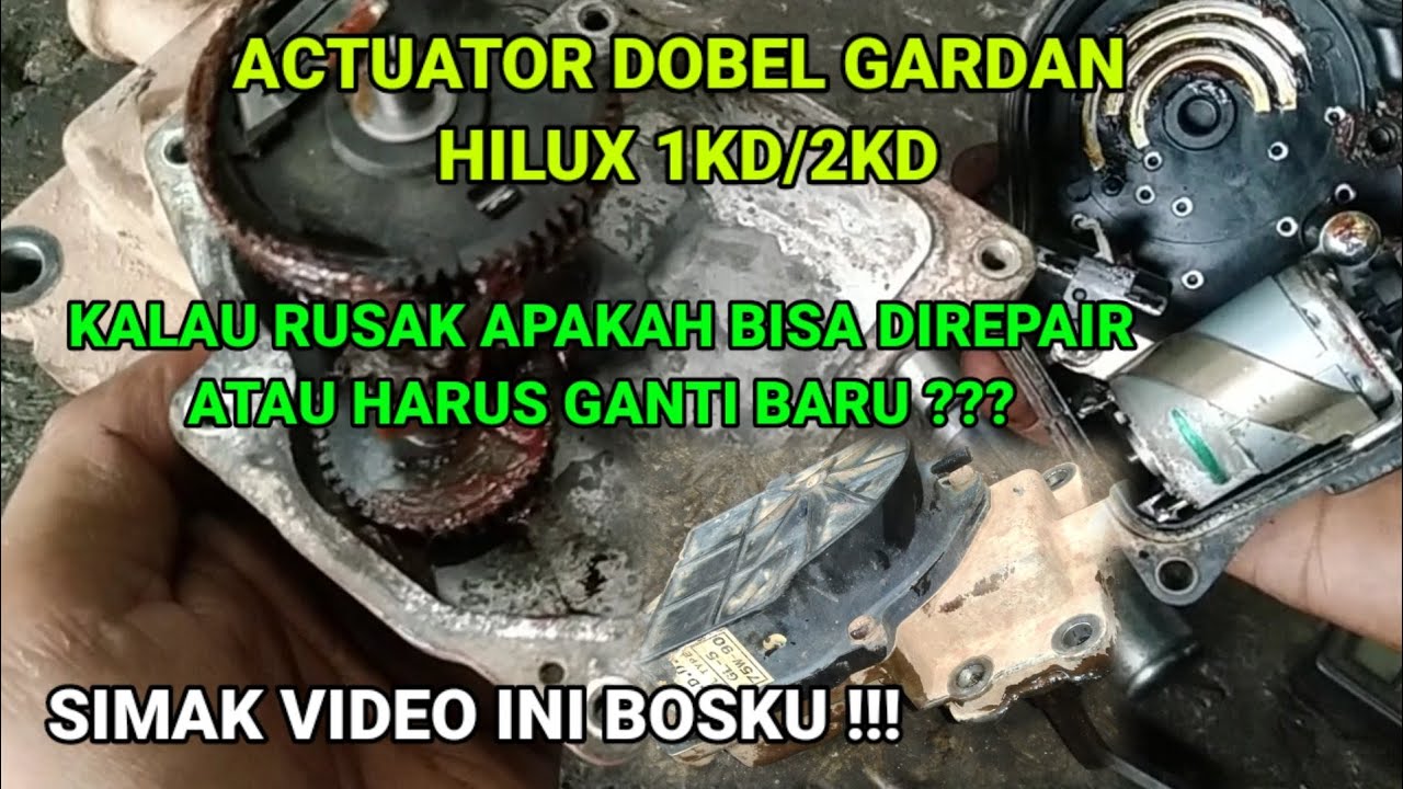 Penyebab lampu indikator 4WD Hilux Menyala Berkedip !!! Actuator Rusak/ Bermasalah