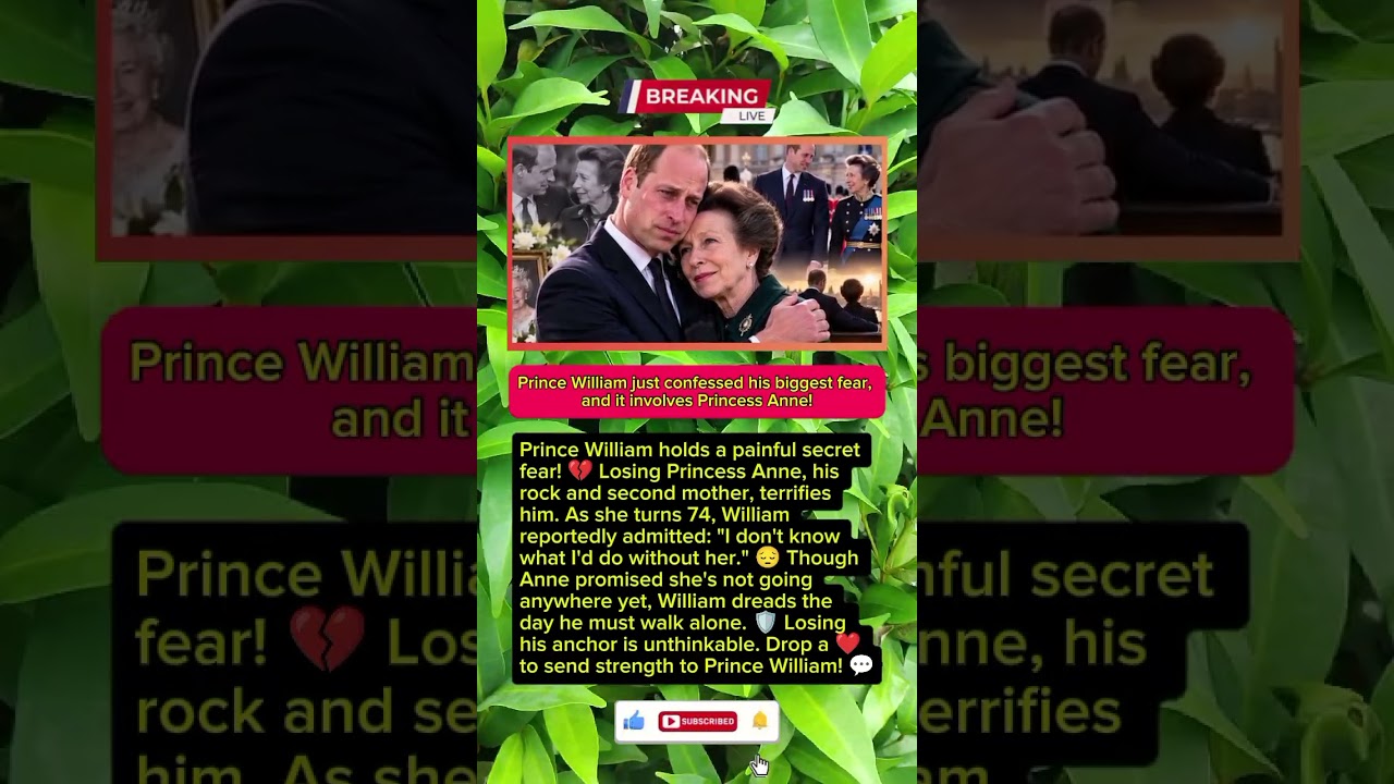 Prince William&rsquo;s HEARTBREAKING Secret Fear Revealed! 💔😭