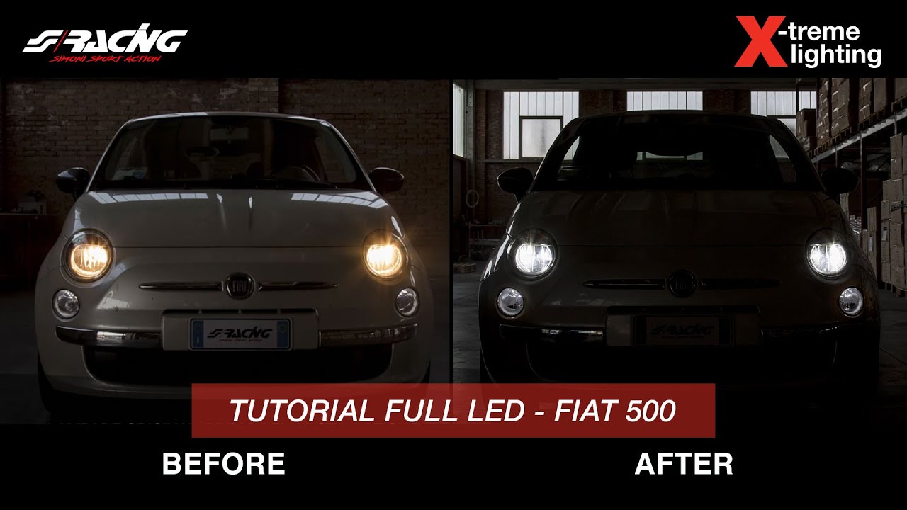 [ITA] Fiat 500 Full Kit Conversione LED - Simoni Racing