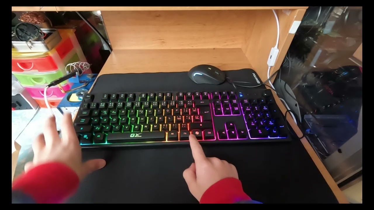 UNBOXING klávesnice Genius scorpion k7 plus/ návod na použitie a ďalšie