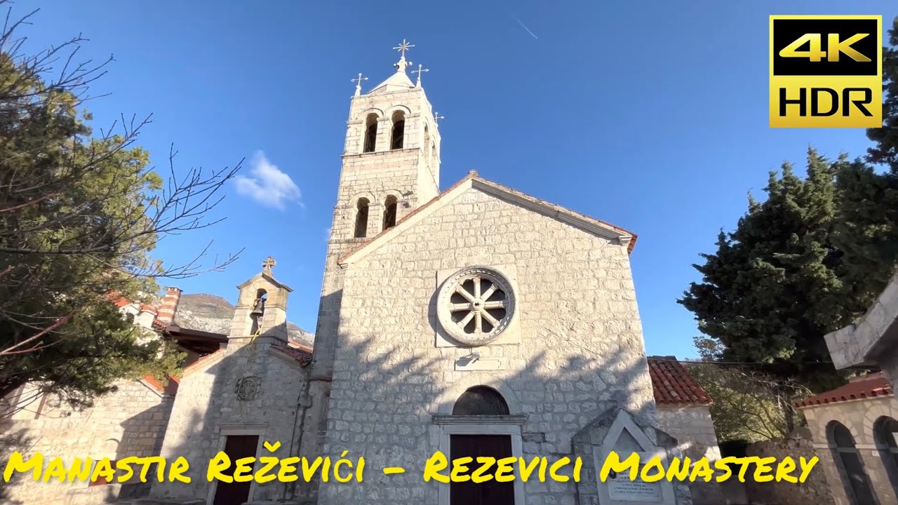 Manastir Reževići Crna Gora - Rezevici Monastery Montenegro January 2023