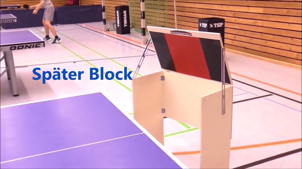 Original Deutsches Tischtennis-Trainingsgerät -  kein billiger Chinesischer Nachbau !