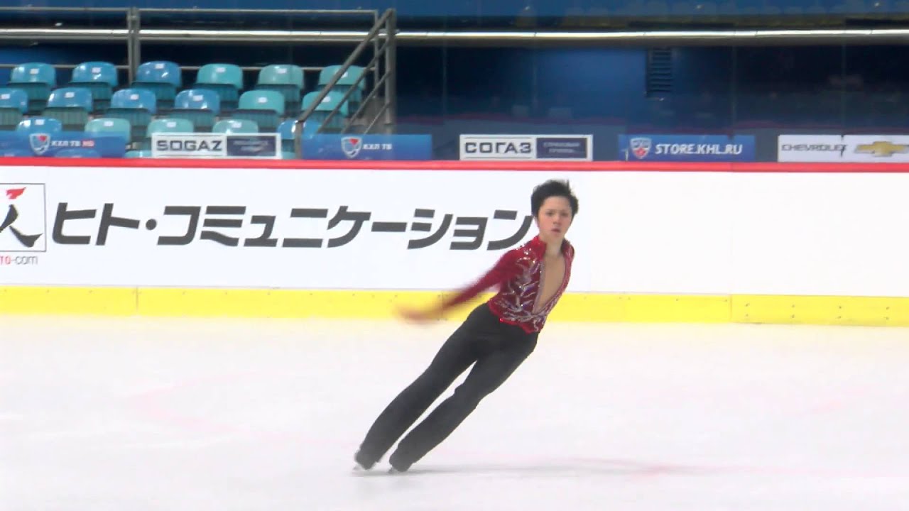 ISU 2014 Jr Grand Prix Zagreb Men Short Program Shoma UNO JPN