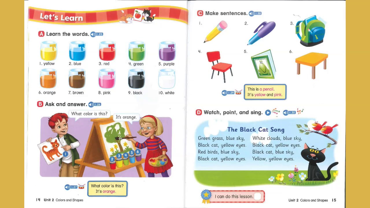 Let's Go: English Book 1 Unit 2