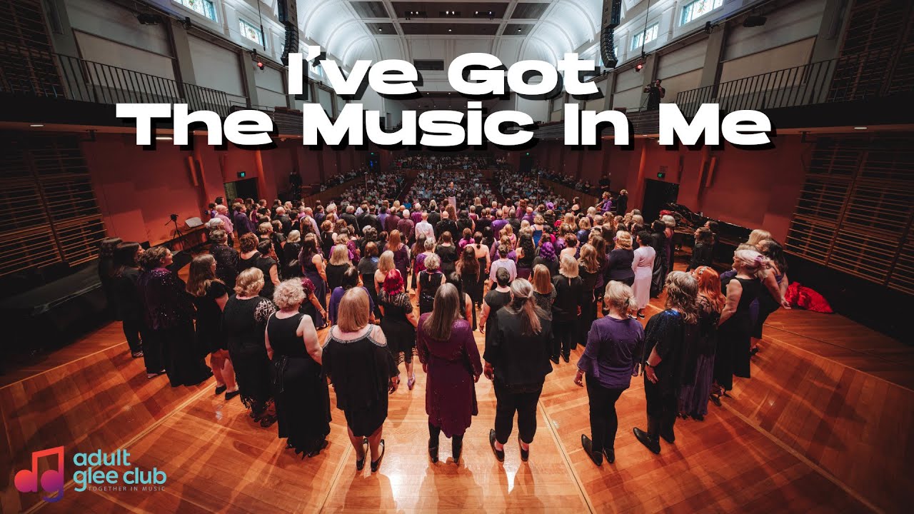 Adult Glee Club Sings I'VE GOT THE MUSIC IN ME