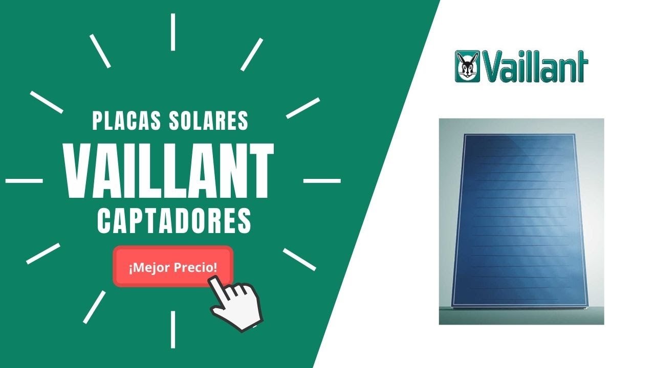 🥇CAPTADOR SOLAR VAILLANT auroSTEP | Mejor PRECIO Online🔥