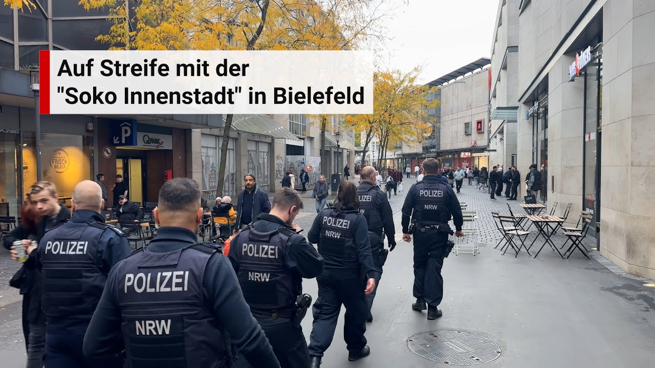 Auf Streife mit der Soko Innenstadt an Bielefelds Hotspots