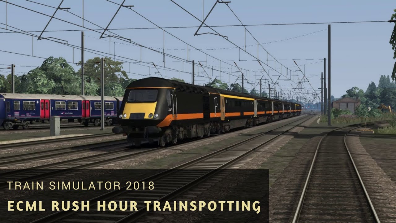 Rush Hour Trainspotting on the ECML | Train Simulator Classic