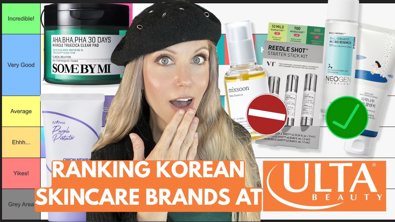 Ranking K-BEAUTY at Ulta! (Sensitive Skin Version)
