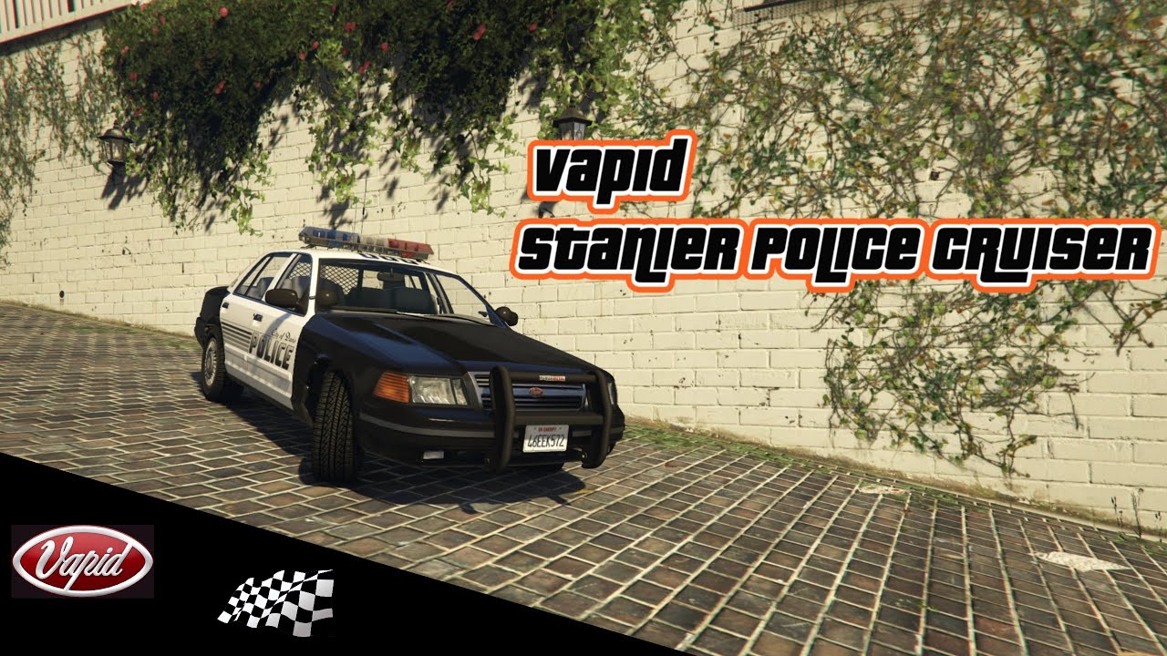 GTA V Vapid Stanier Police cruiser Minipack